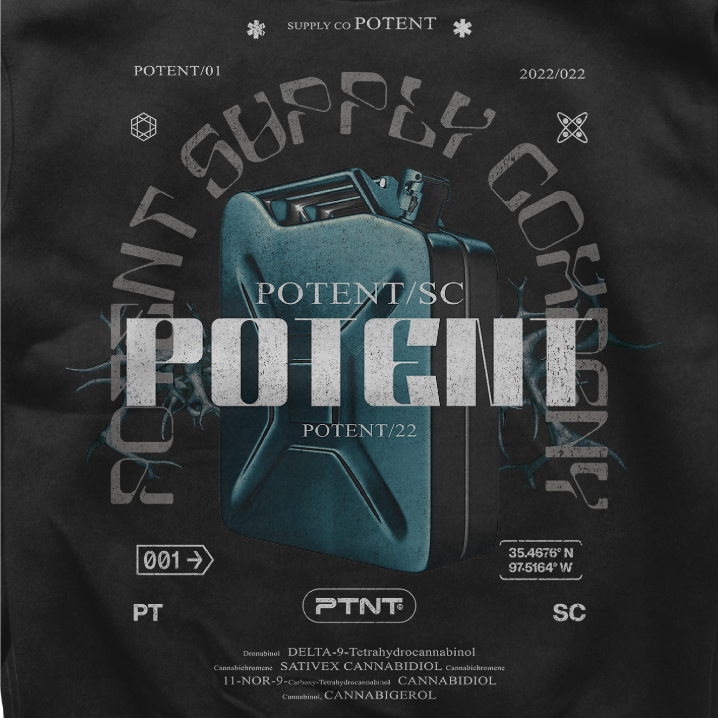 Potent Supply heavyweight Hoodie 0004