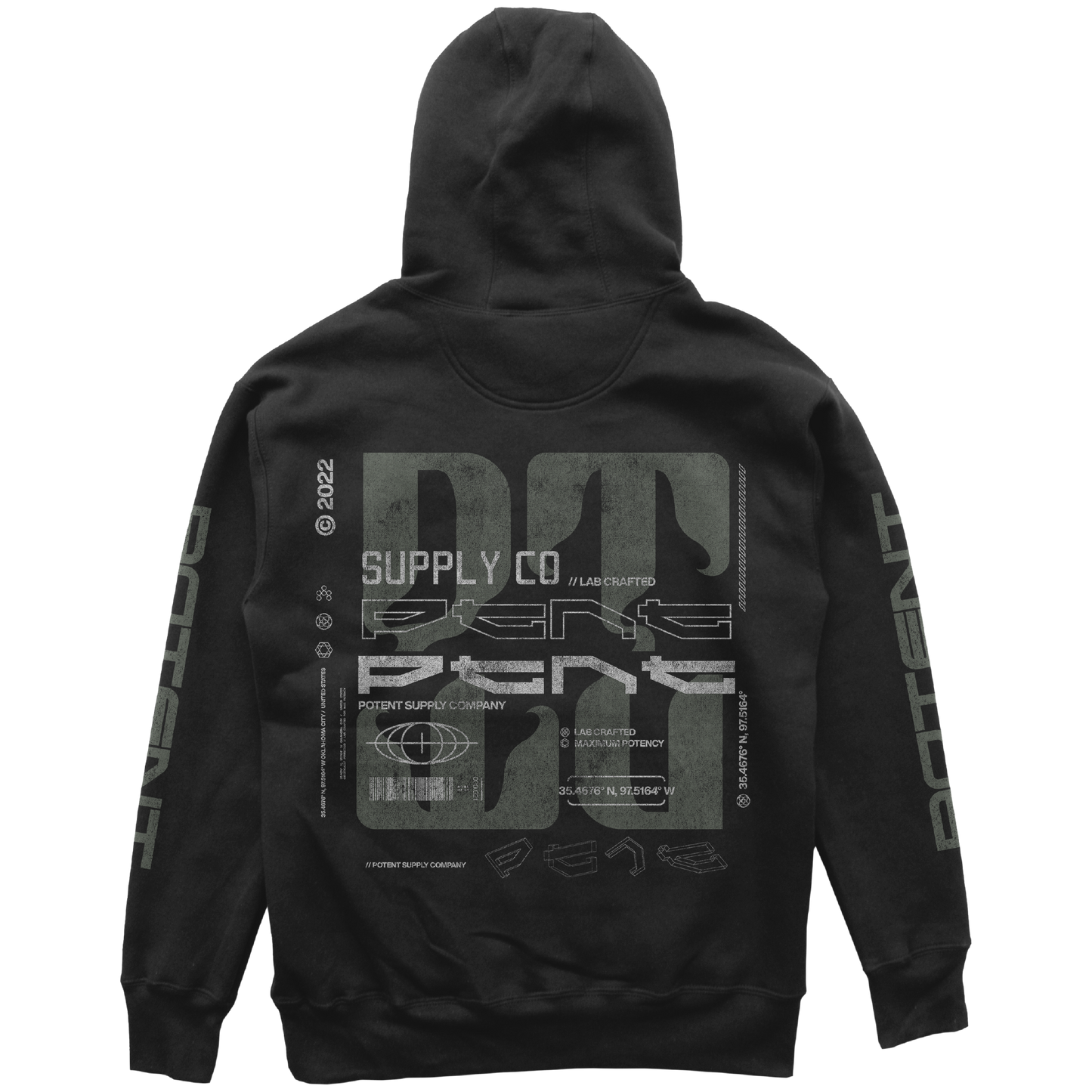 Potent Supply heavyweight Hoodie 0001