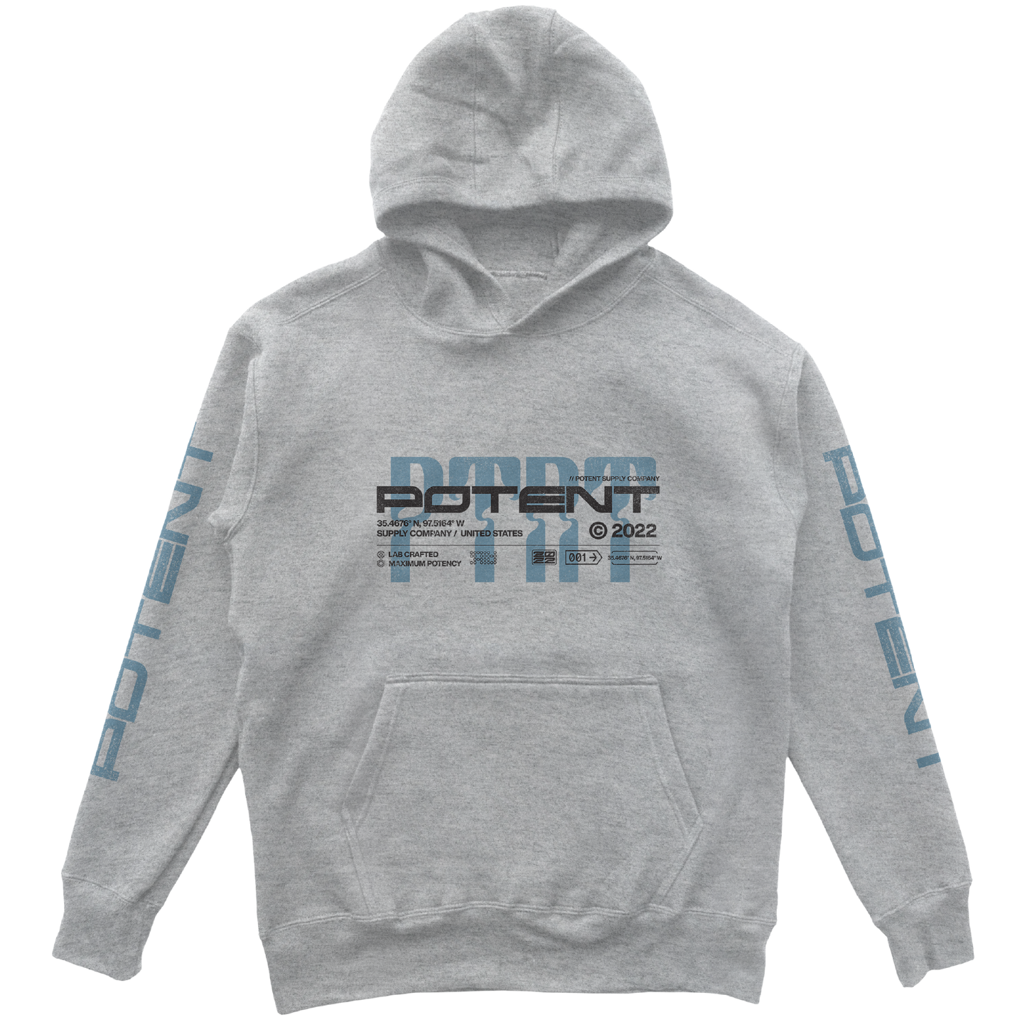 Potent Supply heavyweight Hoodie 0002