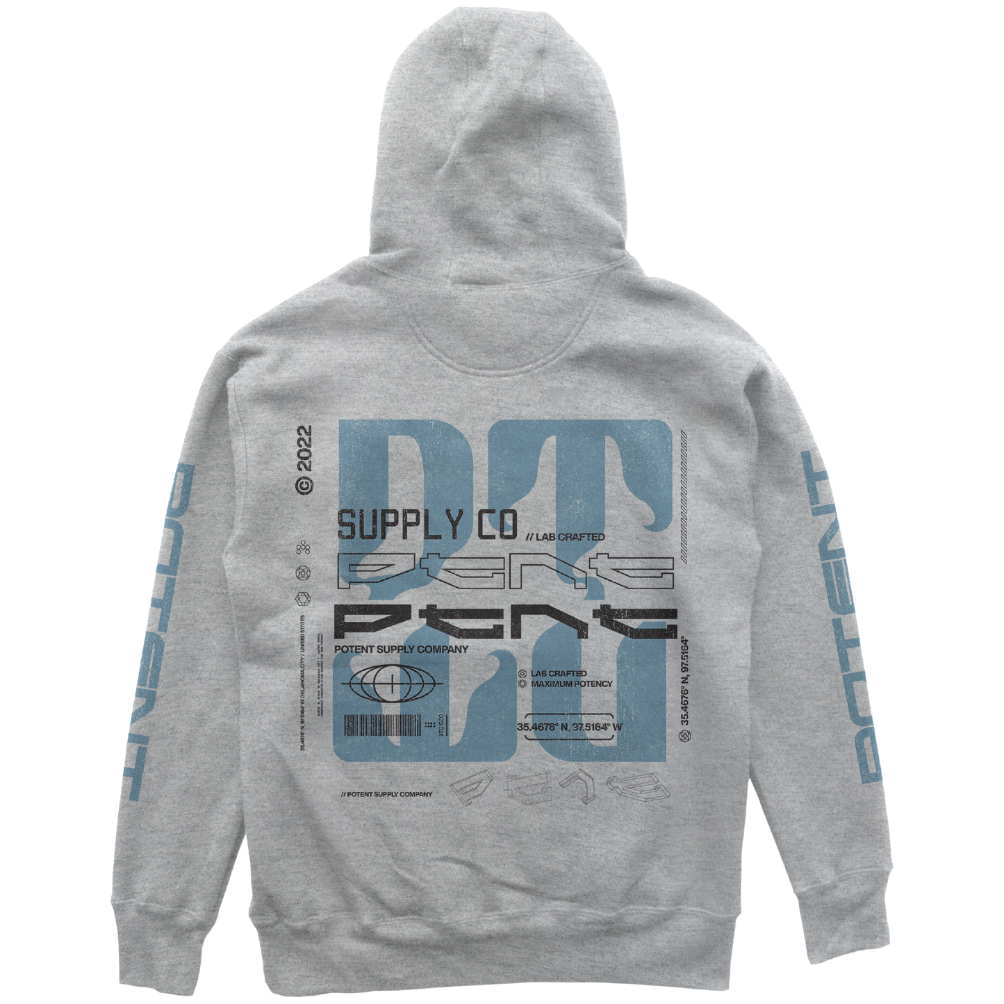 Potent Supply heavyweight Hoodie 0002