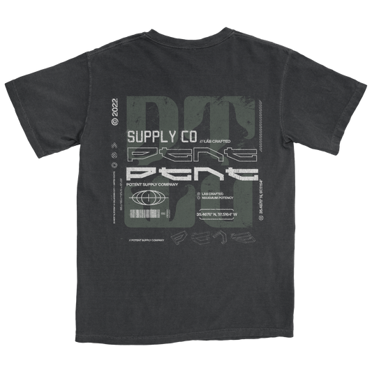 Potent Supply pigment-dyed heavyweight t-shirt 0003