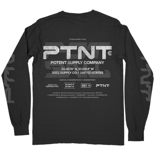 Potent Supply Long Sleeve pigment-dyed heavyweight t-shirt 0002