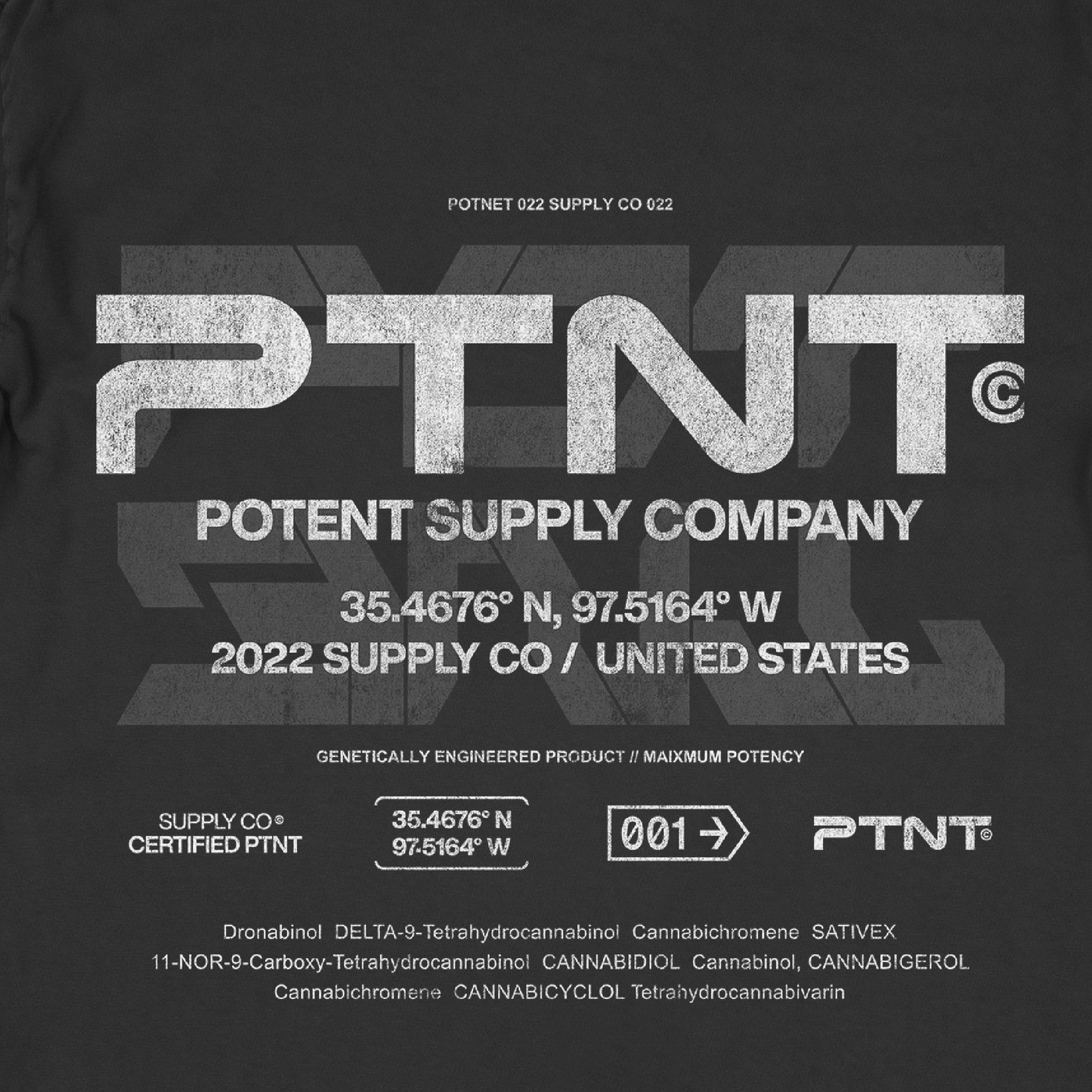 Potent Supply Long Sleeve pigment-dyed heavyweight t-shirt 0002
