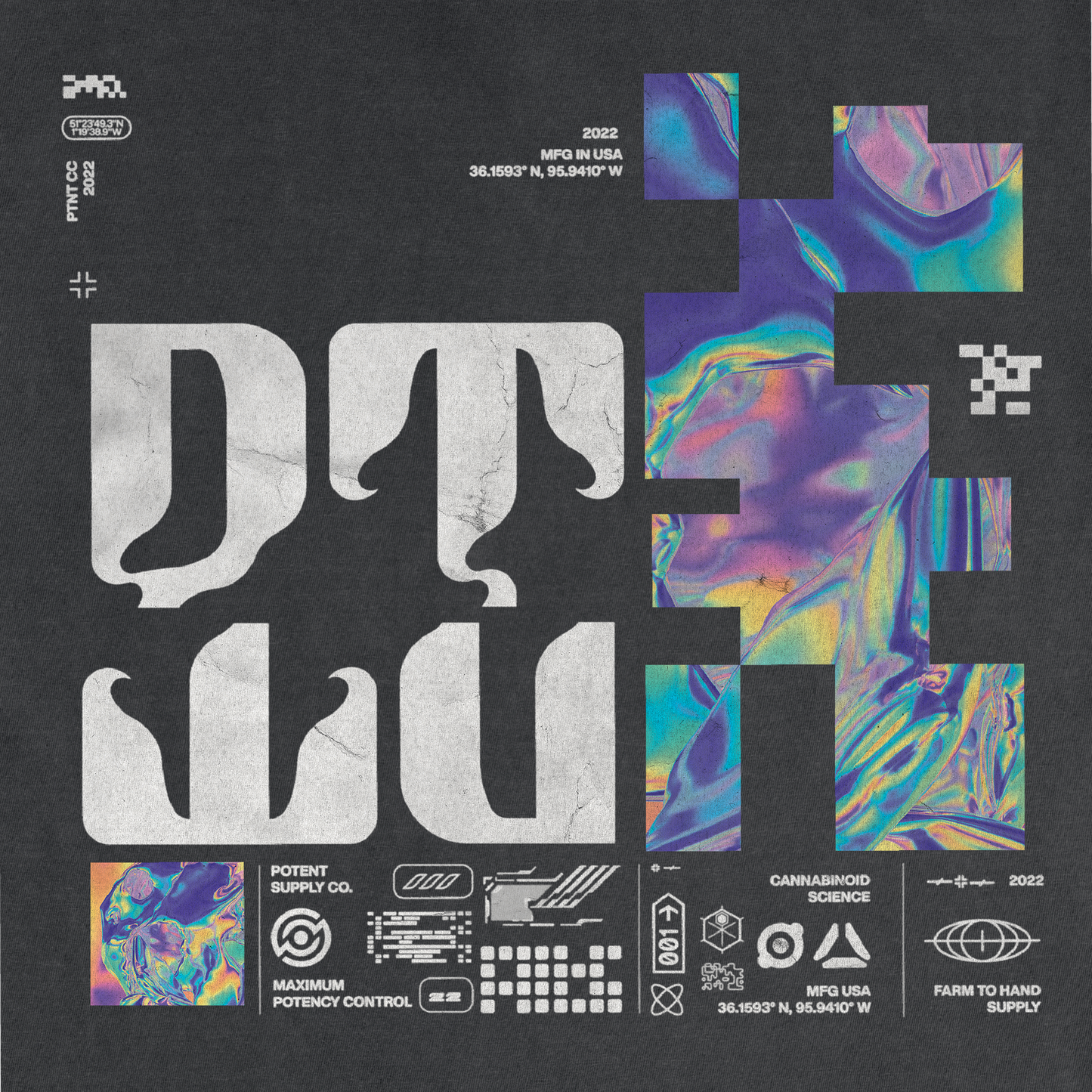 Potent Supply pigment-dyed heavyweight t-shirt 0006