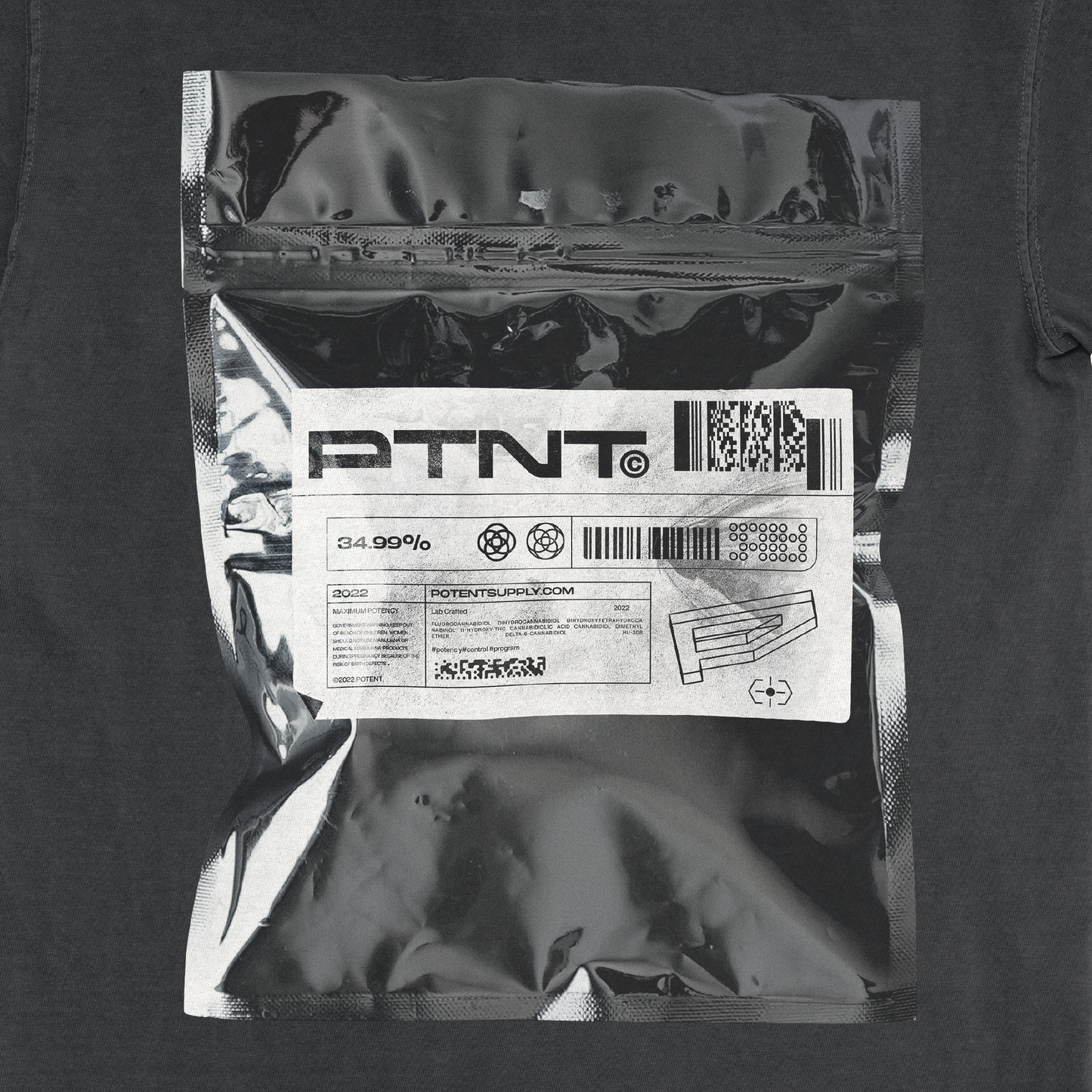 Potent Supply pigment-dyed heavyweight t-shirt 0007