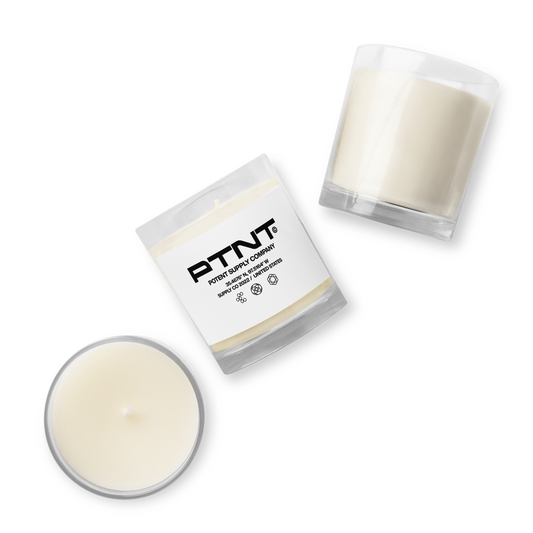 PTNT Supply Glass jar soy wax candle