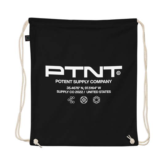 PTNT Supply Organic cotton drawstring bag